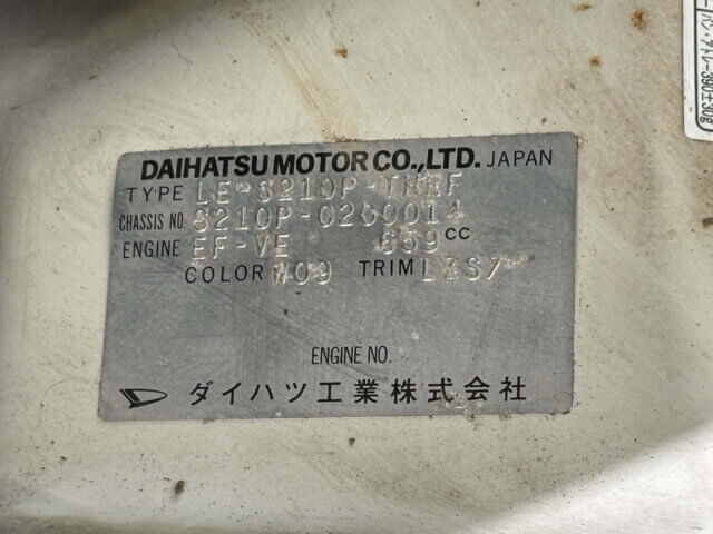 2003 DAIHATSU HIJET TRUCK