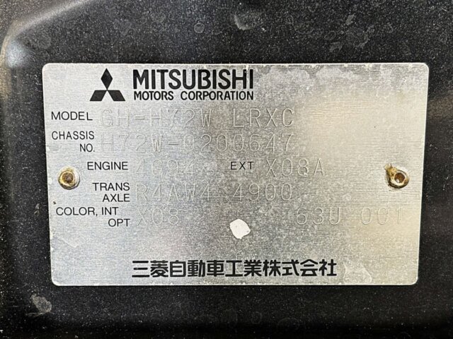 2000 MITSUBISHI PAJERO IO