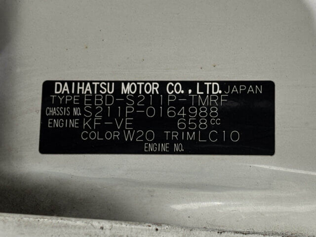 2012 DAIHATSU HIJET TRUCK