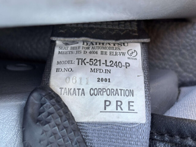 2001 DAIHATSU HIJET DECK VAN