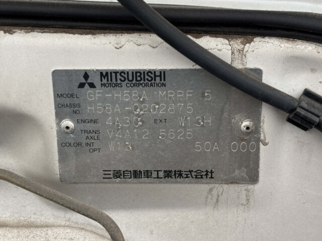 2001 MITSUBISHI PAJERO MINI