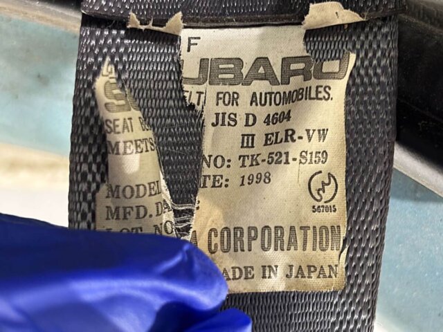 1998 SUBARU SAMBAR VAN