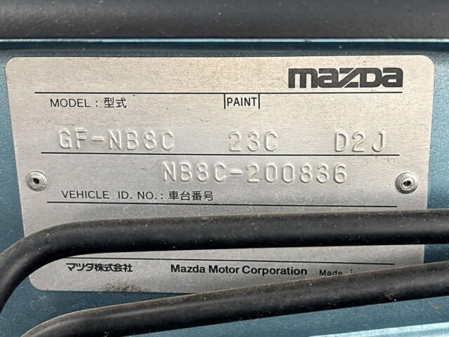 2000 MAZDA ROADSTER