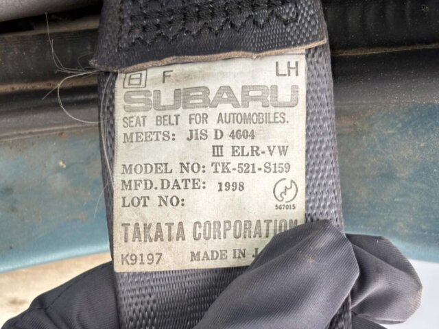 1998 SUBARU SAMBAR VAN